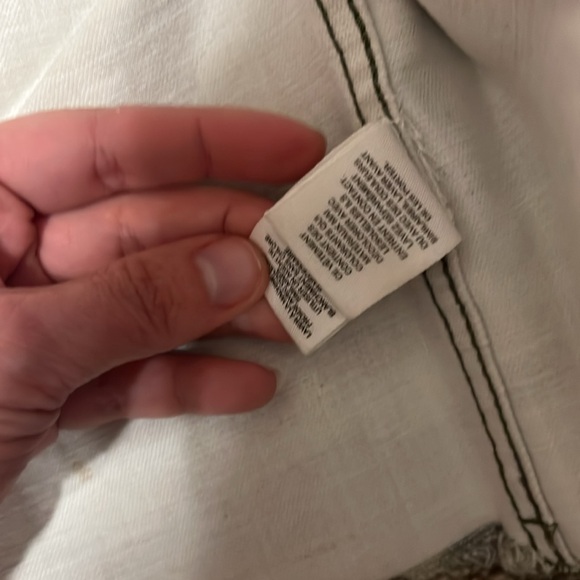 Free People Camo Cropped Denim Jacket Size XS - Picture 12 of 13